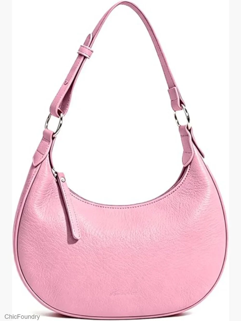 Women's Hobo Shoulder Bag Faux Leather Tote Handbag Adjustable Strap